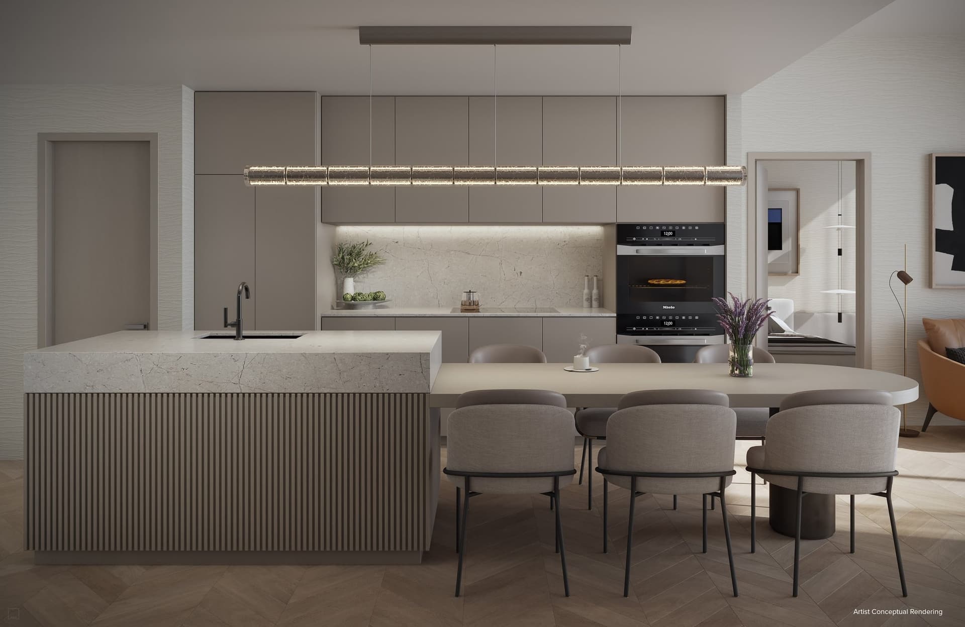 Residence kitchen and lounge